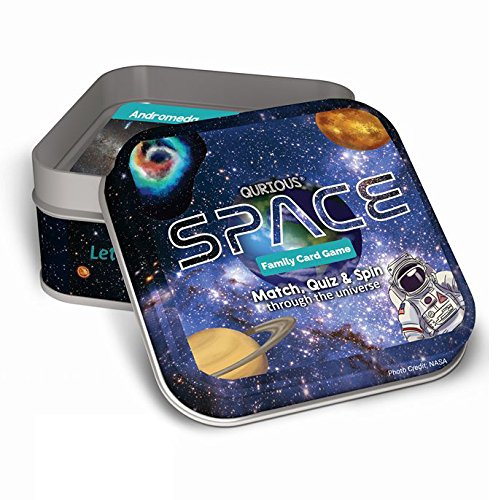 Qurious Space | STEM Flash Card Game | Explore, Match, Quiz & Spin Through  The Universe. Perfect for Astronomy Fans and Future Astronauts