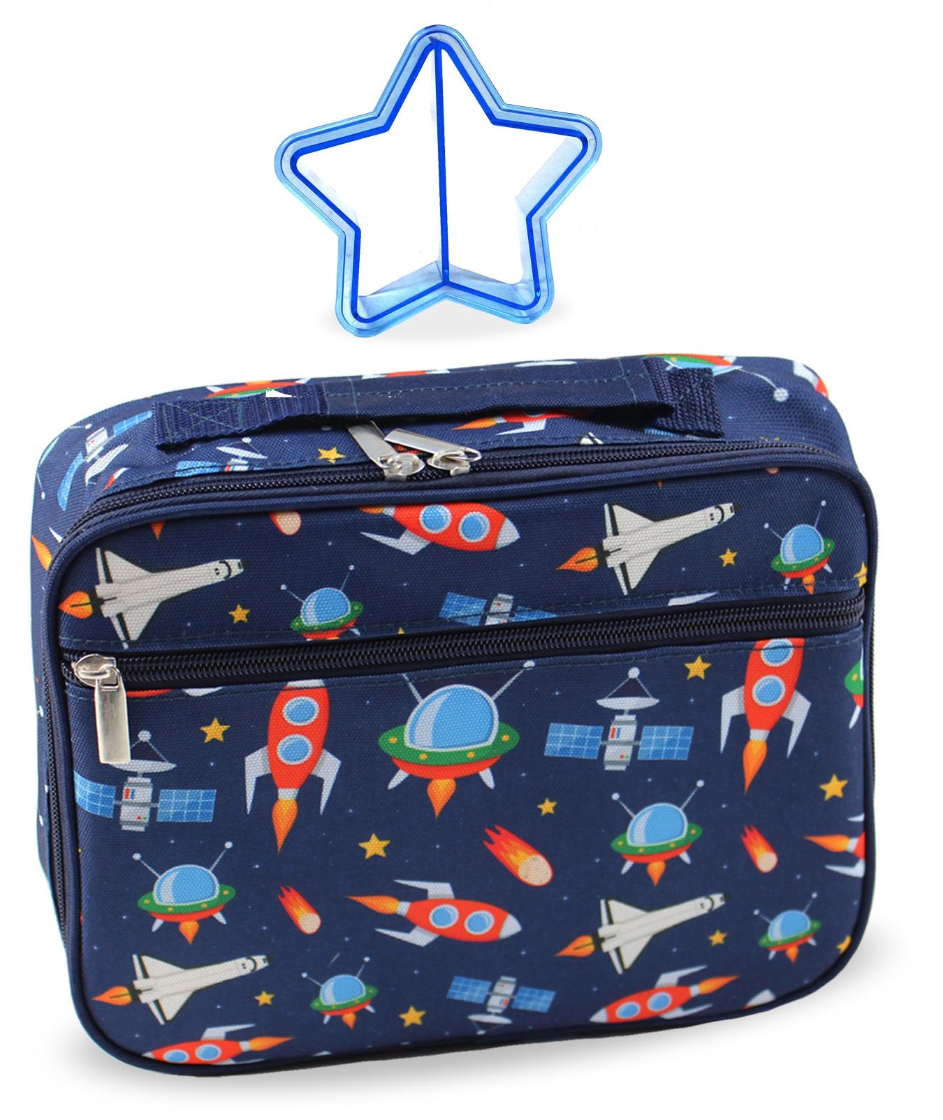  Space Lunch Box - Insulated Kids Lunch Bag for Boys